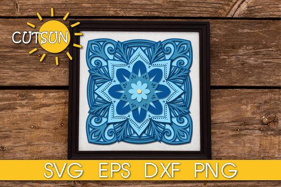3D SVG Shapes: Reviewing the Layered Square Mandala