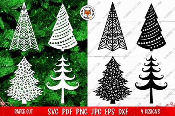 Christmas Tree Ornament SVG: Premium Graphics & Illustrations