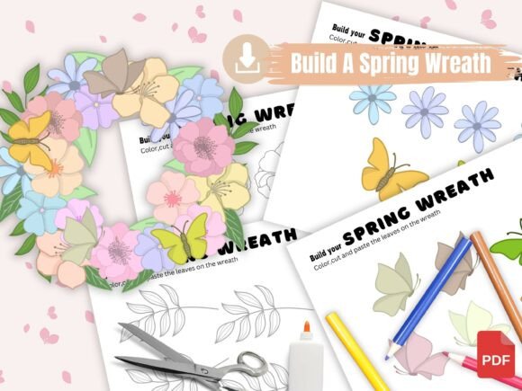 DIY Spring Flower Wreath 3D SVG Review