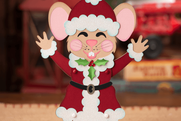 Jolly Jointed Christmas Mouse 3D SVG Review