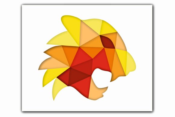 Layered Tiger Mandala: A Bold 3D SVG for Shapes