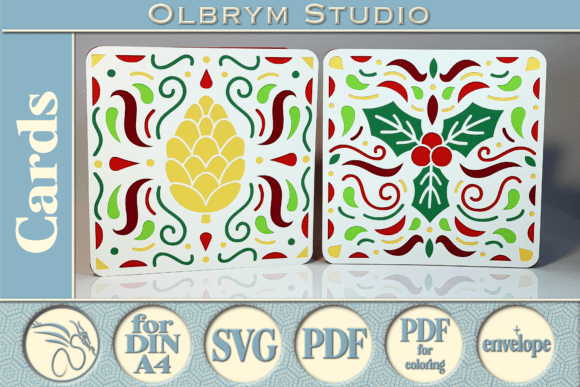 Papel Picado Christmas Gift Cards SVG: A 3D SVG Review