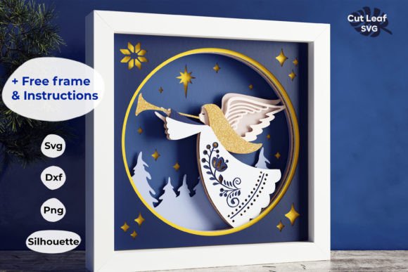 Review: 3D SVG Christmas Angel Noel for Design