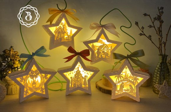 Review: 3D SVG Christmas Star Lanterns for Design