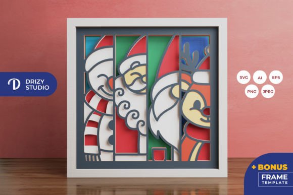 Review: 3D SVG Winter Characters for Christmas Shops