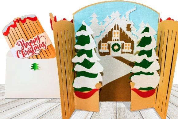 Review: Christmas Gate Pop Up Card for Holiday Crafts