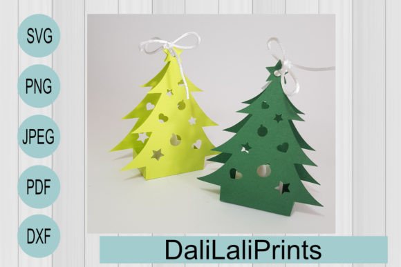 Review: Christmas Tree Luminary Box Template for Makers