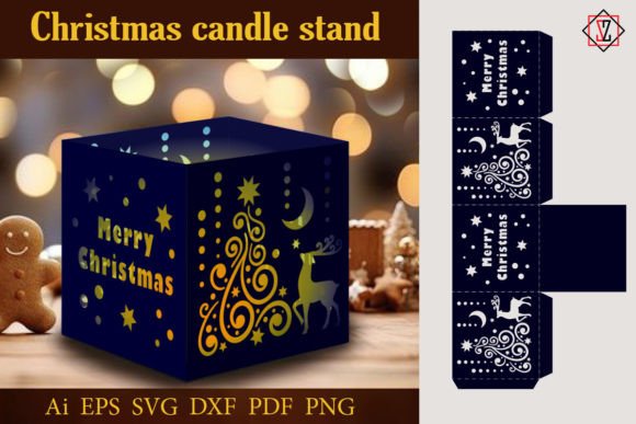 Reviewing a 3D SVG Christmas Candle Stand for Brands