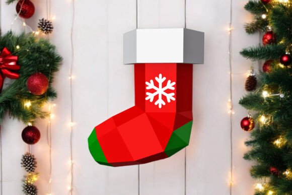 Santa Socks 3D SVG: A Christmas Asset Review