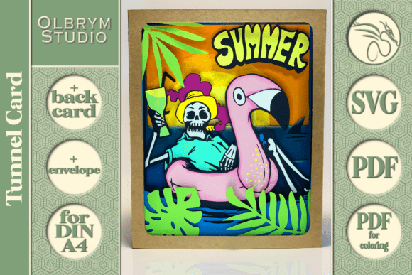 Skeleton Vacation 3D SVG: A Summer Brand Review
