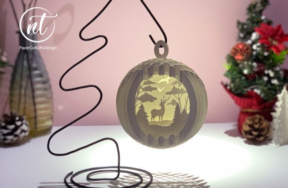 Sphere Popup Mini Deer 4: A 3D SVG Christmas Asset Review